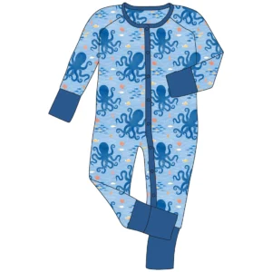 Laree + Co Joseph Bamboo Viscose Convertible Footie