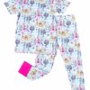 Ella Bamboo Viscose Short Sleeve Pajama Set available at Blossom