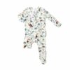 Angel Dear Owls Bamboo Viscose Ruffle Footie