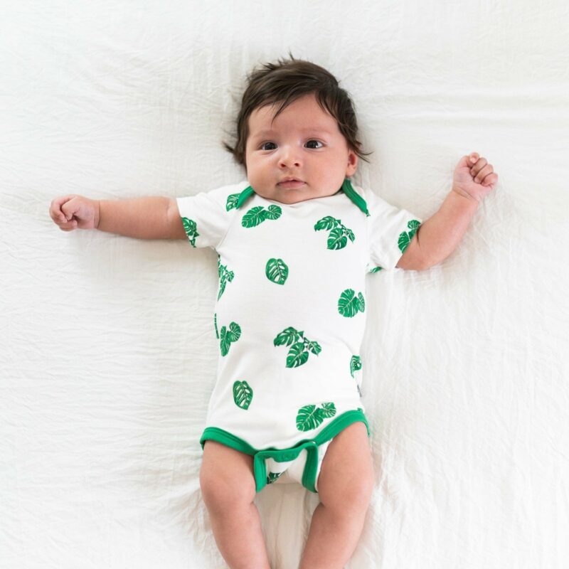 Bodysuit in Monstera from Kyte BABY