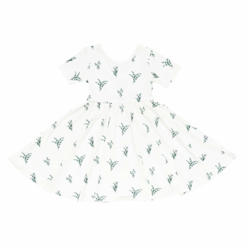 Kyte BABY Twirl Dress in Eucalyptus