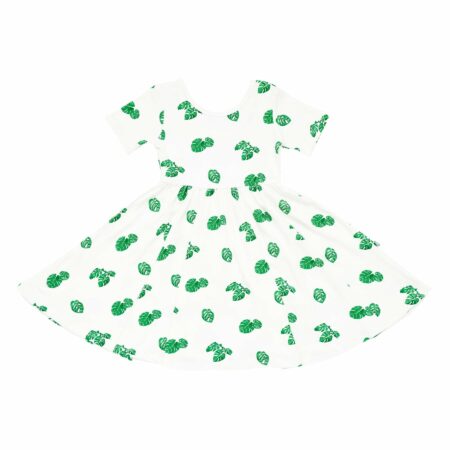 Kyte BABY Twirl Dress in Monstera