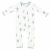 Kyte BABY Zippered Romper in Eucalyptus