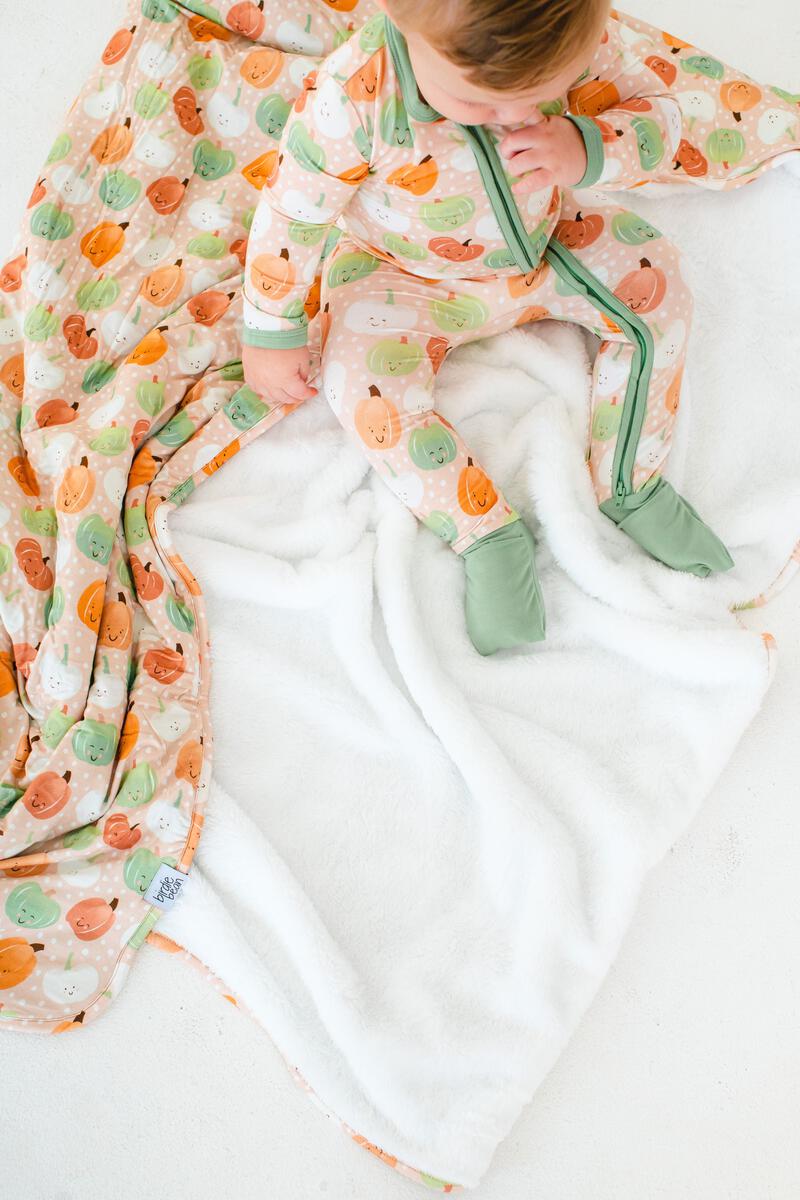 Hazel Bamboo Viscose Plush Toddler Birdie Blanket from Birdie Bean