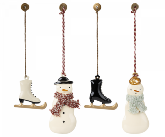 Maileg Winter Wonderland Metal Ornament Set