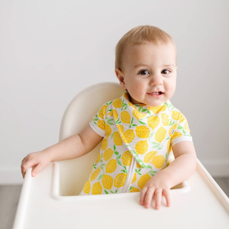 Lemons Bamboo Viscose Bib from Little Sleepies