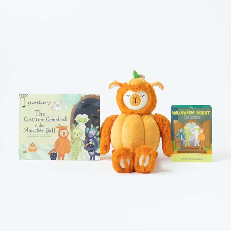 Slumberkins Inc. Pumpkin Alpaca Kin and Costume Comeback Book