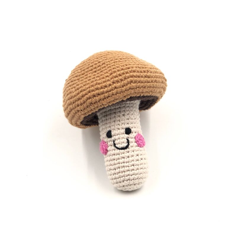 Pebble Friendly Brown Mushroom