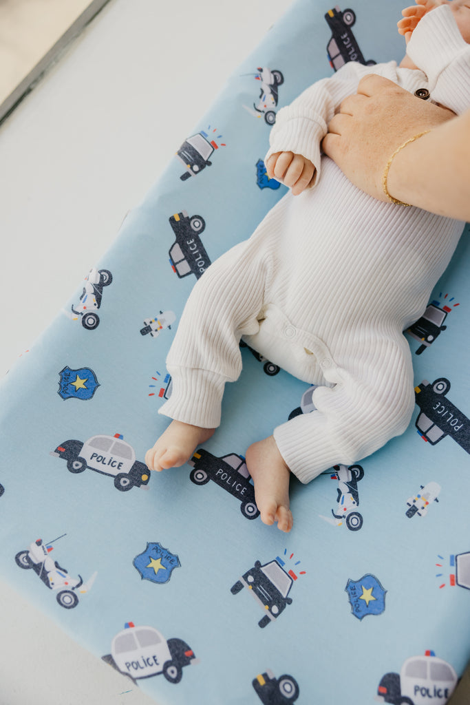 Leo Changing Pad Cover made by Copper Pearl