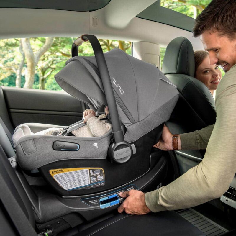 Nuna PIPA Lite RX Infant Car Seat and RELX Base Granite OPEN BOX