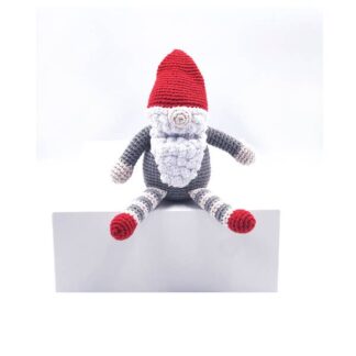 Pebble Gnome Festive Rattle