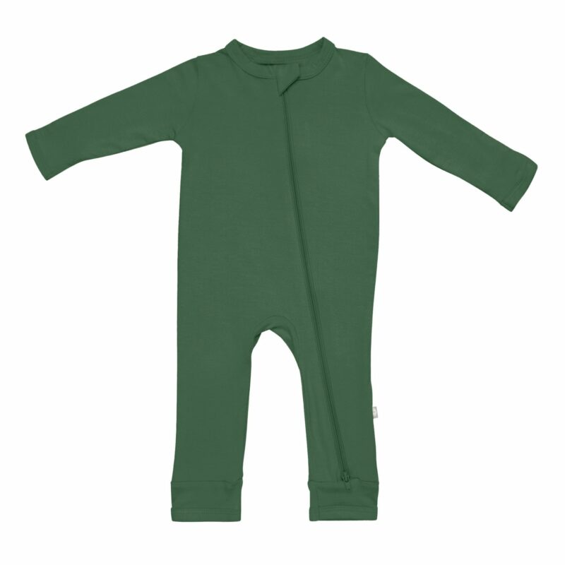 Kyte BABY Zippered Romper in Hunter