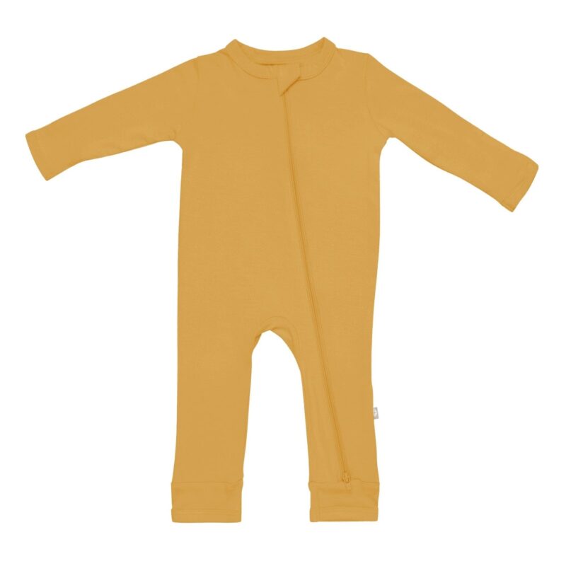 Kyte BABY Zippered Romper in Marigold