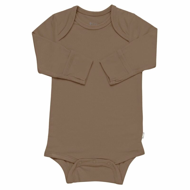 Long Sleeve Bodysuit in Coffee