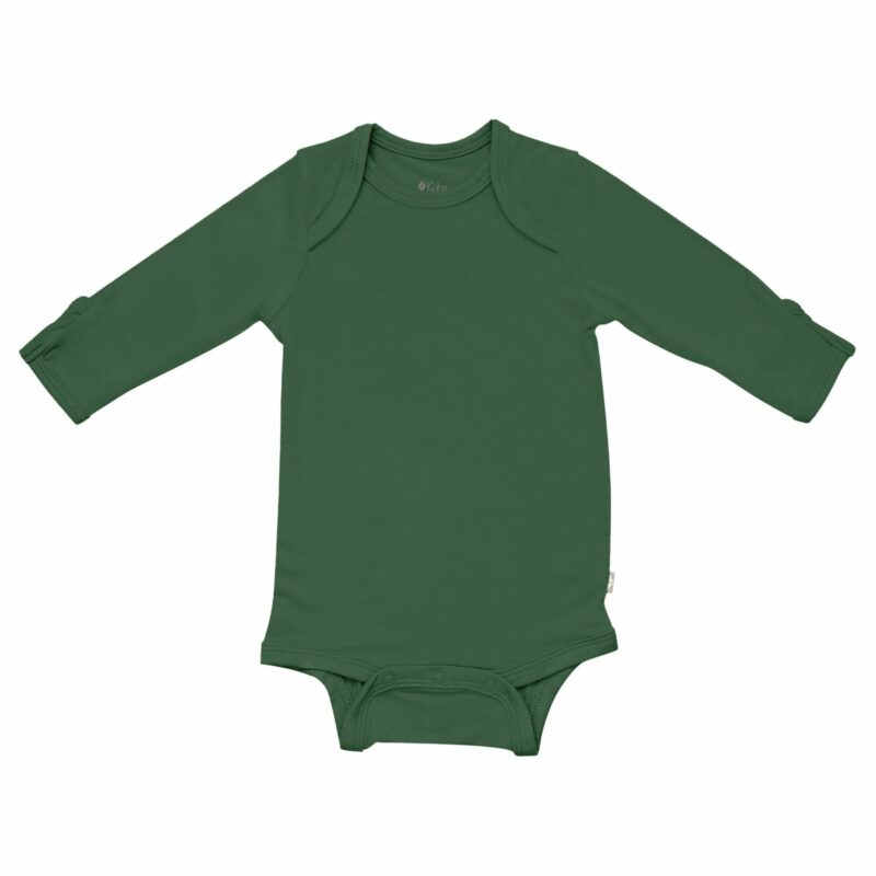 Kyte BABY Long Sleeve Bodysuit in Hunter