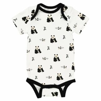 Kyte BABY Bodysuit in Black and White Zen