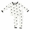 Kyte BABY Toddler Pajama Set in Black and White Zen