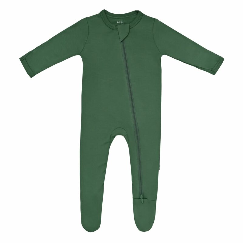 Kyte BABY Zippered Footie in Hunter