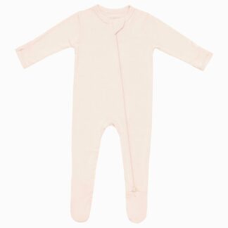 Kyte BABY Zippered Footie in Porcelain