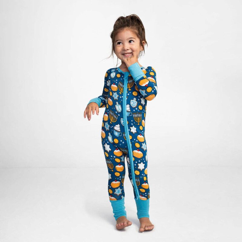 Little Sleepies Hanukkah Sweets Bamboo Viscose Zippy