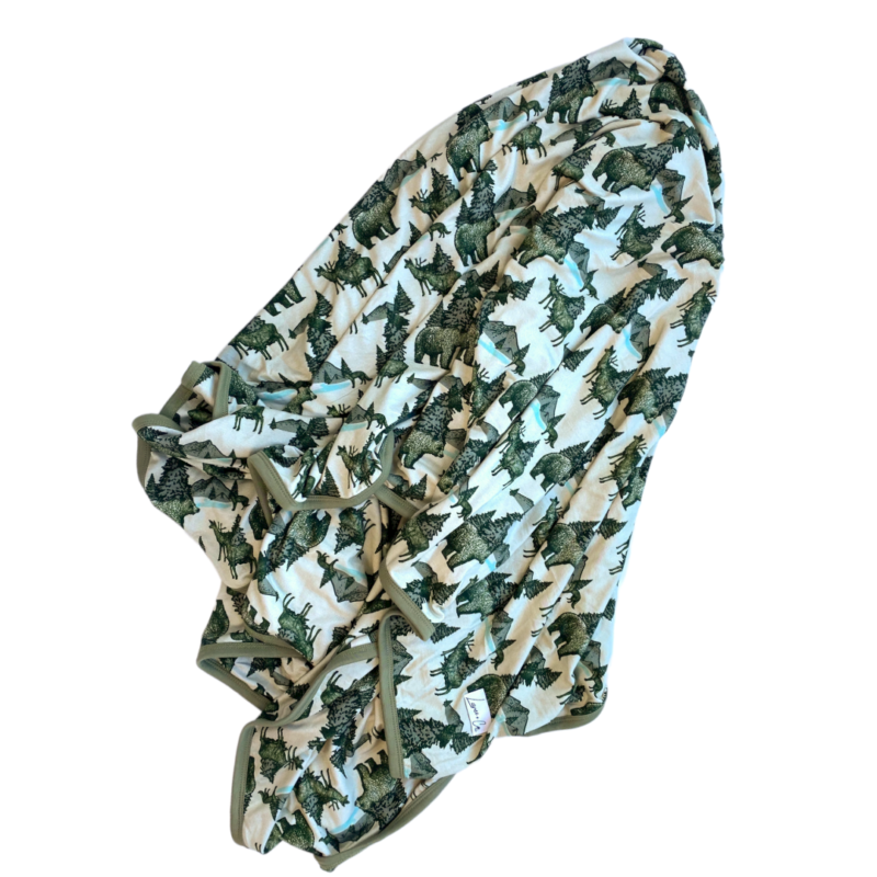 Samuel Bamboo Toddler Blanket made by Laree + Co