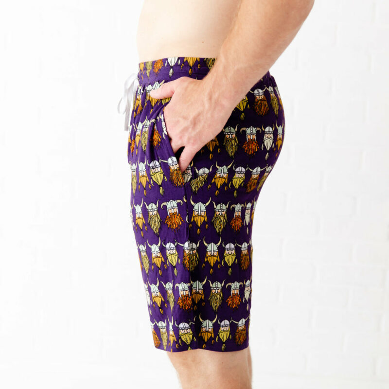 Nordic Revival Bamboo Viscose Men's Sleep Shorts from Dream Jamms