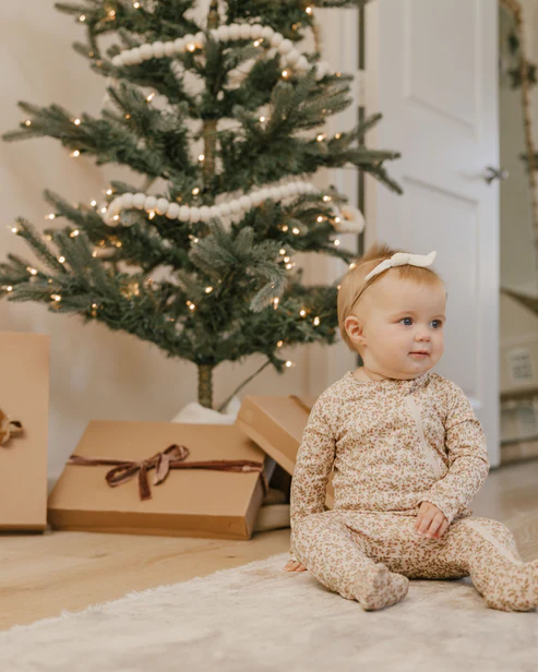 Rylee + Cru Footed Sleeper In Fleur