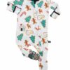 Sugar Cookie Bamboo Footed Sleeper from Peregrine Kidswear