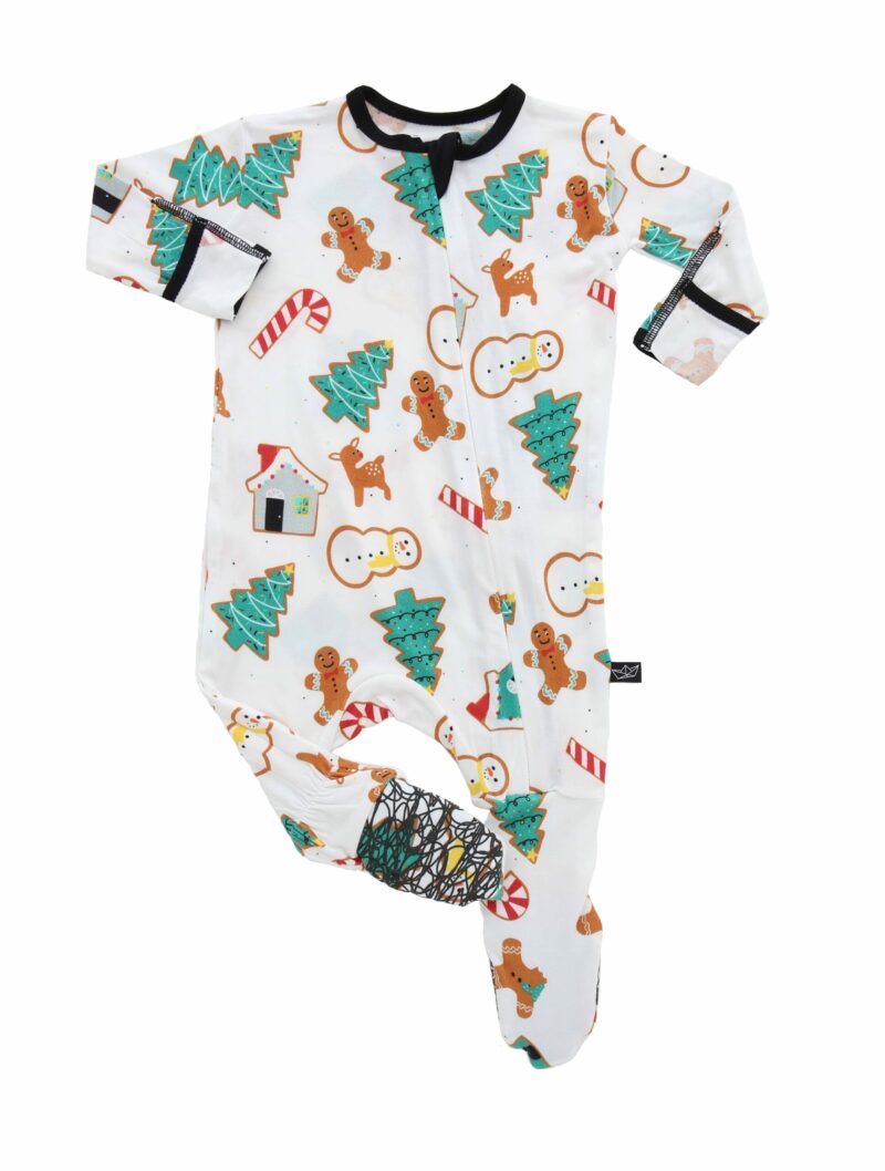 Sugar Cookie Bamboo Footed Sleeper from Peregrine Kidswear