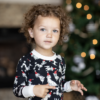 Santa Paws Two-Piece Bamboo Pajamas from Peregrine Kidswear