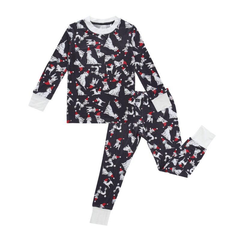 Santa Paws Two-Piece Bamboo Pajamas