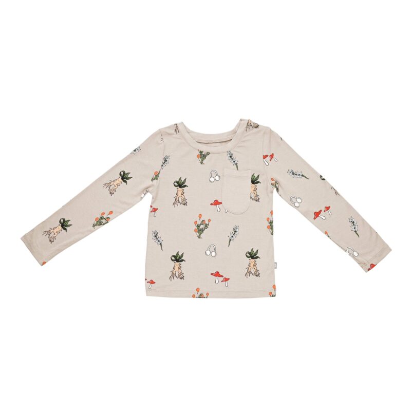 Long Sleeve Toddler Tee in Herbology from Kyte BABY