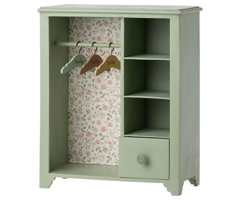 Wardrobe in Mint Green from Maileg
