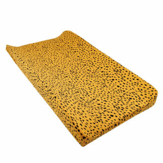 Kyte BABY Change Pad Cover in Marigold Cheetah