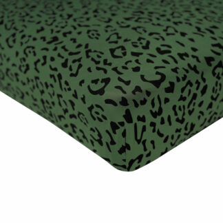 Kyte BABY Crib Sheet in Hunter Leopard