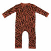 Kyte BABY Zippered Romper in Rust Tiger