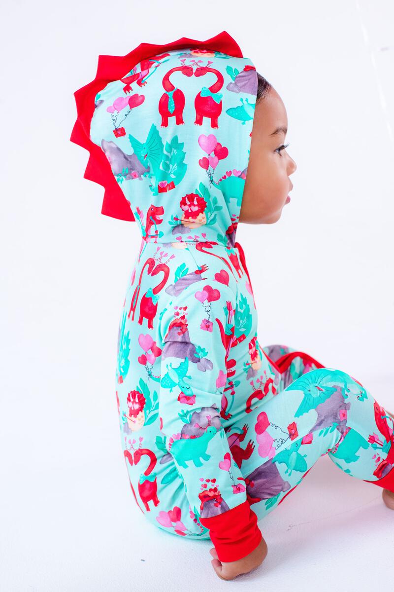 Arlo Bamboo Viscose Hooded Romper