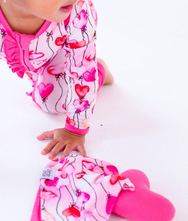 Heart Bamboo Viscose Plush Lovey from Birdie Bean