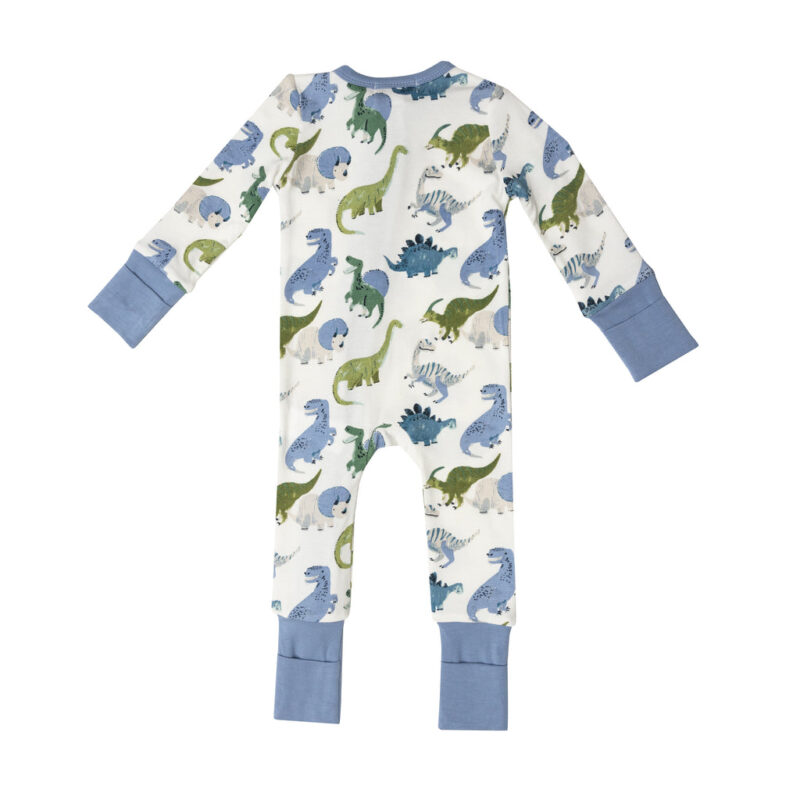 Painterly Dinos Bamboo Viscose Romper from Angel Dear