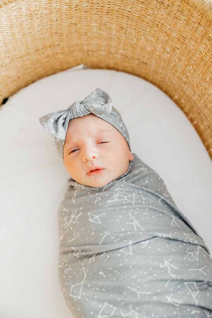 Astro Knit Headband Bow from Copper Pearl