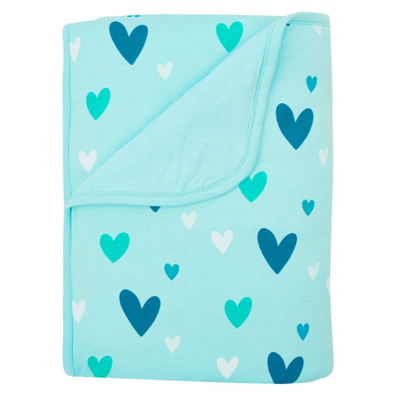 Kyte BABY Toddler Blanket in Robin Hearts