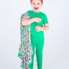 Clover Bamboo Viscose Two-Piece Pajamas from Birdie Bean