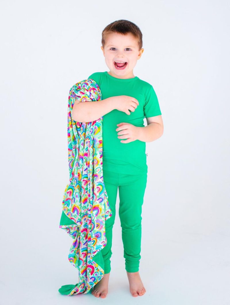 Clover Bamboo Viscose Two-Piece Pajamas from Birdie Bean