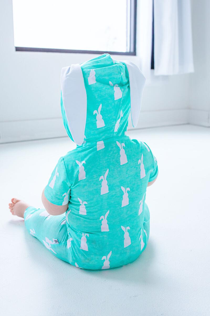 Simon Bamboo Viscose Hooded Romper
