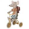 Maileg Abri à tricycle for Mouse in Ocher Toys