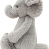 Bashful Grey Elephant Medium from Jellycat