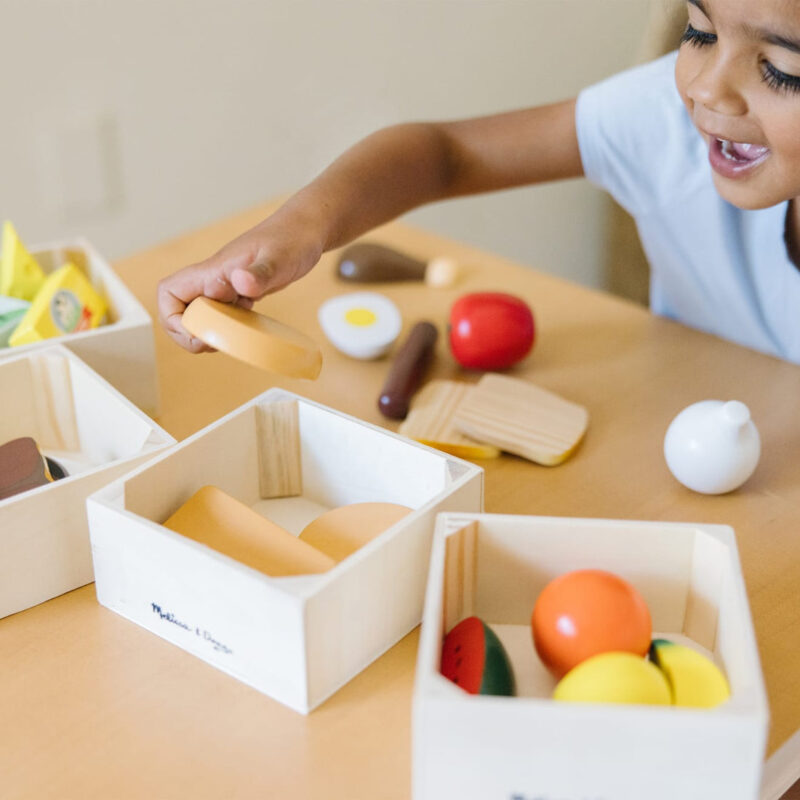 Food Groups Wooden Play Food from Melissa & Doug