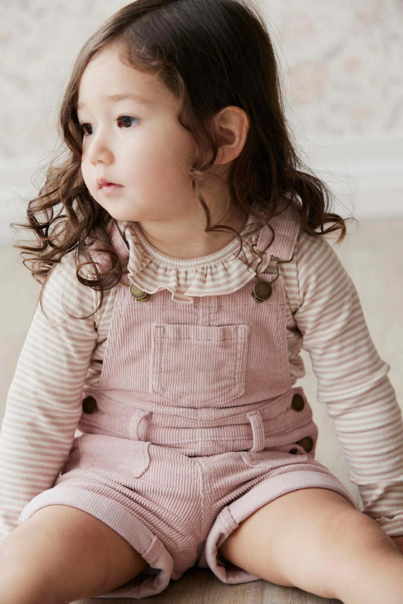 Jamie Kay Chase Short Cord Overall in Blush Baby Clothes