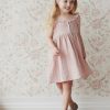 Jamie Kay Organic Cotton Muslin Gemima Dress in Mauve Shadow