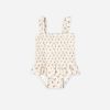 Smocked One-Piece Swimsuit in Daisy from Quincy Mae